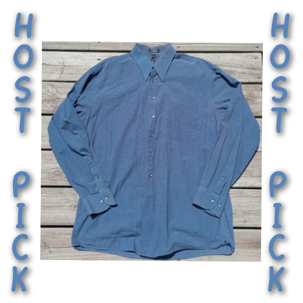 See New Listing Men's JF J. Ferrar Button Down Dress Shirt Host Pick - Picture 1 of 8